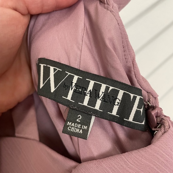 White by Vera Wang bridesmaid dress NWT. Quartz Color - Picture 4 of 5